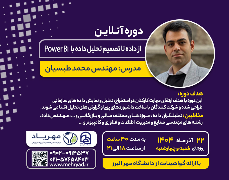 از داده تا تصمیم تحلیل داده با power bi